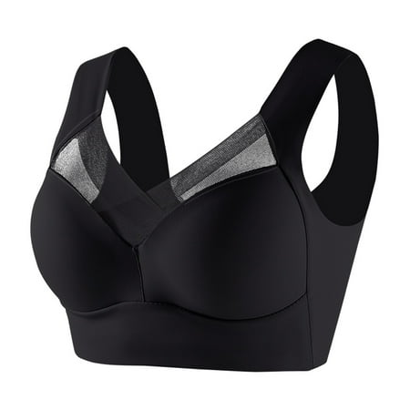 

Qcmgmg Women s Push Up Bras Lace Comfort Wireless Bra Full-Coverage Support Bralette for Women XXXL