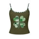 thumbnail image 4 of Camisetas de Verano para Mujeres sin Mangas Impresas con Cuello en U de Poliéster Moda Casual de Longitud Regular con Cuello en V de Manga Corta, 4 of 7