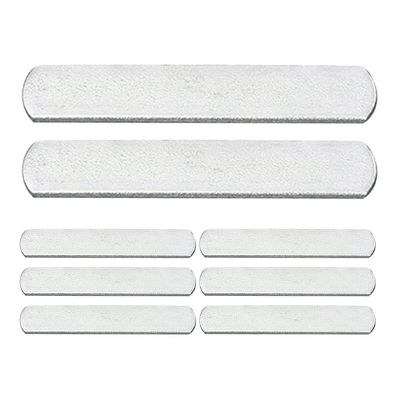 FONDOTIN 8Pcs Flat Weights for Enhanced 12.00X2.50X0.70in