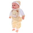 thumbnail image 3 of 20 '' (52cm) Muñeca recién nacida de vinilo Reborn Boy Doll de simulación - Ropa amarilla, 3 of 6