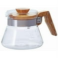 thumbnail image 2 of Hario Glass Coffee Server, 400ml, Olive Wood, 2 of 10