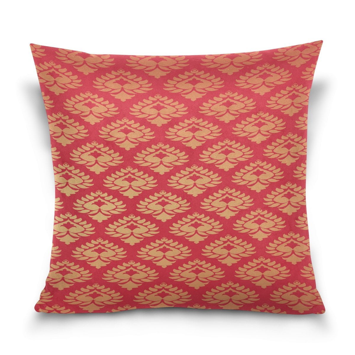 POPCreation Red Classic Decorative Pattern Throw Pillow
