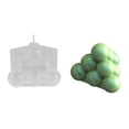 thumbnail image 3 of Moldes de silicona 3D, moldes de cera, yeso, pirámides, suministros para fabricar, herramientas de bricolaje, geometría 85x70mm, 3 of 9