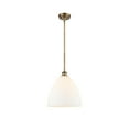 thumbnail image 2 of 516-1S-BB-GBD-121 Innovations Lighting Bristol Glass - 1 Light Mini Pendant In Industrial Style-12.75 Inches Tall and 12 Inches Wide-Brushed Brass, 2 of 5