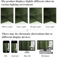 thumbnail image 6 of Moss Green Christmas Curtains 94 inches Long Back Tab Soft Velvet Thermal Insulated Room Darkening Window Drapes Home Decor for Bedroom Living Room, W52 x L94, 2 Panels, 6 of 8