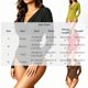 thumbnail image 3 of Neewe Women's Long Sleeve Shapewear Bodysuit for Tummy Control Seamless Body Suits Thong V Neck Going Out Tops, 3 of 6