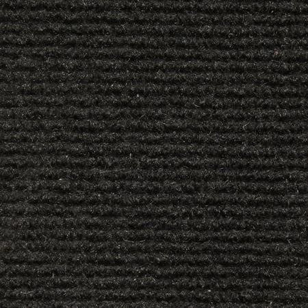 Indoor/Outdoor Carpet with Rubber Marine Backing - Black 6' x 10' - Several Sizes Available - Carpet Flooring for Patio, Porch, Deck, Boat, Basement or