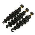 thumbnail image 5 of Brazilian Virgin Hair Loose Wave Bundles Human Hair 100% Unprocessed Loose Wave 3 Bundle with Free Part Closure 20"22"24"bundle+18"closure Natural Color, 5 of 5