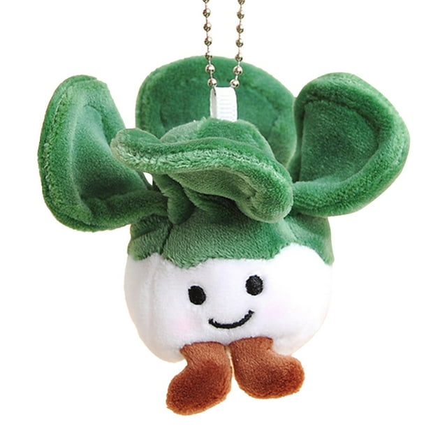 Veggie Plushie Keychain & Bag Hanger Student Couple Accessories Car Key Fob Ornament