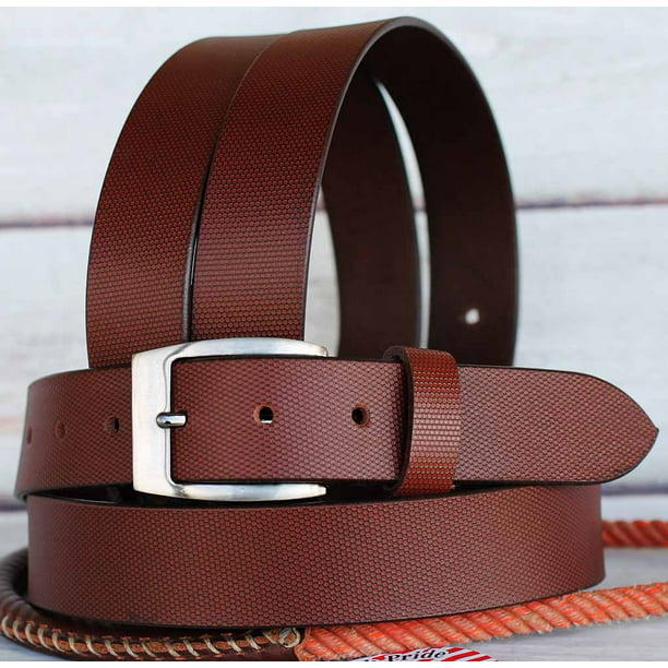 Cow Leather Handmade Mens Belt 2610rs01, Full Grain Cowhide Leather Dress Belt