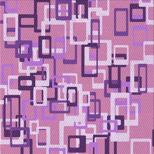 Ahgly Tapis d'Intérieur Lavable en Machine Carré Transitionnel Orchidée Violet, 5 Pieds Carré