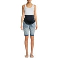 thumbnail image 4 of Time And Tru Women's Maternity Bermuda Shorts, 4 of 6