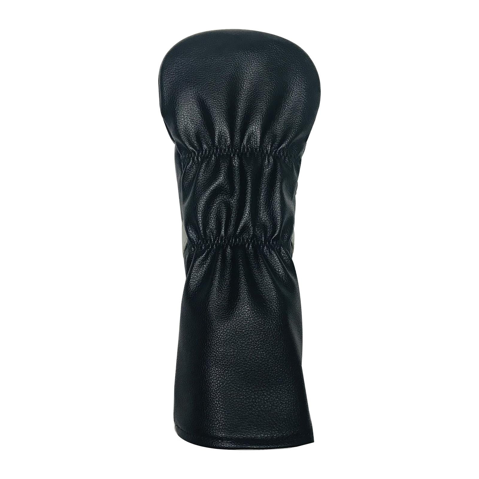 harayaa Durable Golf Driver Head Cover Waterproof No. 1, 3/5, UT Drivers Headcover Woods Black