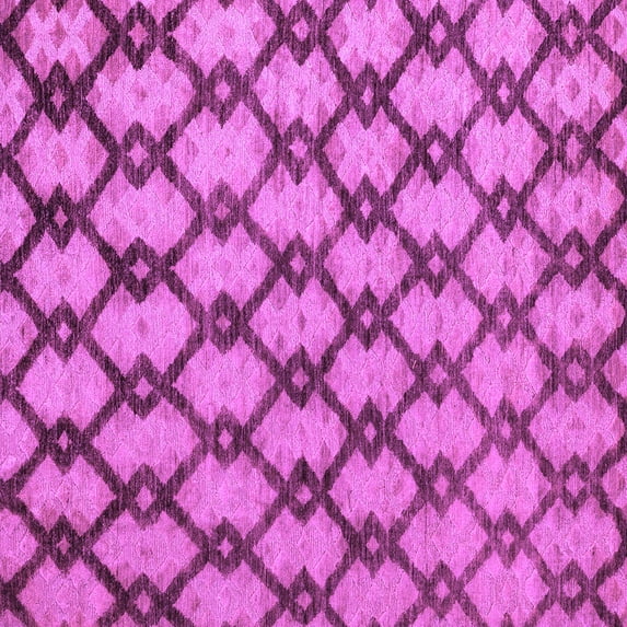 Ahgly Company Indoor Square Abstract Purple Modern Area Rugs, 3' Square