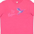 thumbnail image 4 of Inktastic Hummingbird Flying Swirl Youth T-Shirt, 4 of 5