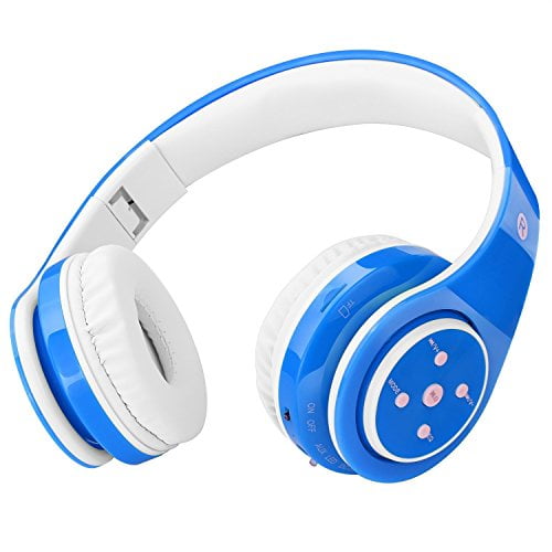 Green SD Card Slot Over-Ear and Build-in Mic Wireless/Wired Headphones for Boys Girls Stereo Sound Kids Headphones Bluetooth Wireless 85db Volume Limited Childrens Headset up to 6-8 Hours Play