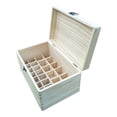 thumbnail image 4 of Organizador De Caja De e Esencial De Madera - Caja Portátil De 28 Ranuras Bolas De Rodillos Botellas Soporte De Caja Organizador De Caja De Sunnimix Almacenamiento de aceite esencial de madera, 4 of 8