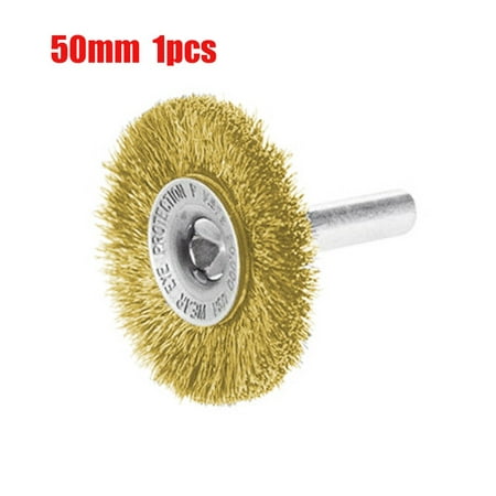 

2 Crimped Carbon Steel Wire Wheel Brush w/ 1/4 Shank For Die Grinder or Drill