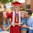 thumbnail image 4 of Alaiyaky Preschool Kindergarten Graduation Cap and Gown with Tassel & Certificate, Graduation Gown for Toddler Kids, 4 of 7