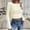 #204-Beige, variant on Ounisa Women's Long Sleeve Crewneck Sweater 2025 Fall Ribbed Knit Fitted Shirts Slim Solid Pullovers Basic Casual Tee Tops