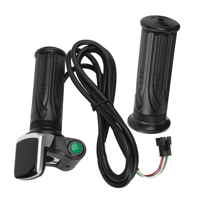 36V, Electric Bike Throttle Grip, LED Display, Ergonomic Design with Comfortable & Non Slip Grip, Easy to Install, Suitable for Electric Bicycles & Scooters, Waterproof,
