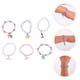 thumbnail image 2 of Pulseras con cuentas acrílicas de 6pcs con el favor de la fiesta colgante unicornio para las niñas de los niños, 2 of 8