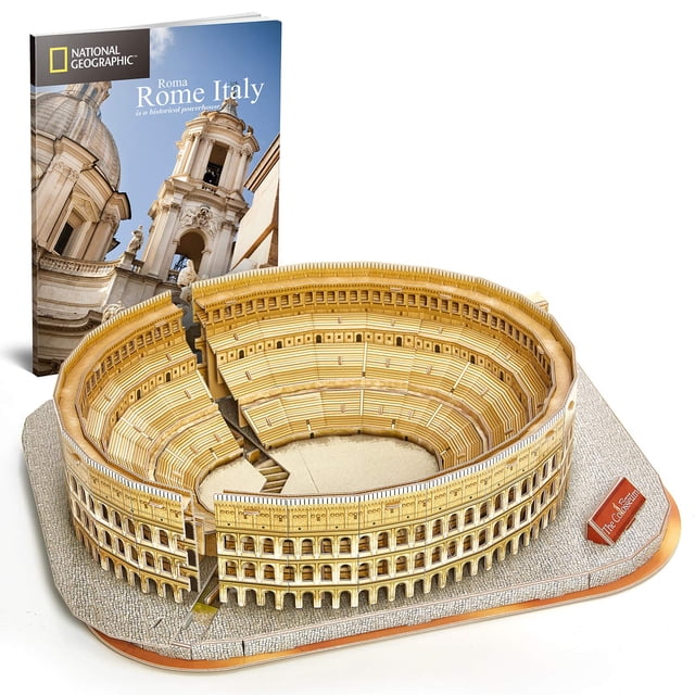 Casse-Tête en Bois 3D pour Adolescents Adultes Modèle d'Architecture de Colisée