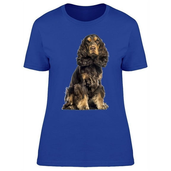 Spaniel Dog: Sitting Tee Women's -Image by Shutterstock