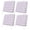 Purple, variant on Outdoor Patio Cushion Covers 4 Pack Green White Check Plaid Patio Chair Cushion Covers with Ties and Zipper Farmhouse Style Waterproof Outdoor Seat Cushion Covers for Patio Furniture 24"x24"