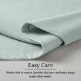 thumbnail image 5 of California Design Den Flannel Cal King Sheet Set - Triple-Brushed 100% Cotton, Deep Pockets, Made in Portugal - Heather Green, 5 of 7