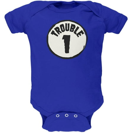 

Trouble One Soft Baby One Piece Royal 12-18 M