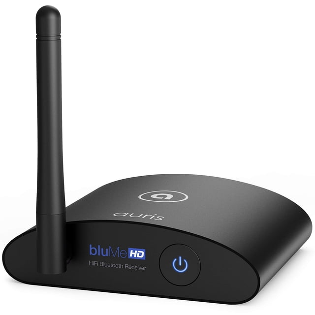 Auris Blume HD Receptor de música Bluetooth 5.0 de largo alcance Adaptador de audio de alta fidelidad con Audiophile DAC y AptX HD para estéreo doméstico, receptor AV o amplificador