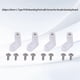 thumbnail image 2 of 100pcs 2cm L Type PCB Mounting Feet with Screws for Arcade Game Board, 2 of 3