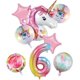 thumbnail image 1 of Otro jardín decorativo Decoraciones para fiestas de unicornio de 6to cumpleaños, Globos de unicornio de 100 cm Decoraciones para fiestas de cumpleaños, Globos de aluminio para nacimiento de 6 año, 1 of 5