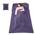 thumbnail image 1 of Lightweight Sleeping Bag Liner Sleeping Sack Outdoor Camping Hotel Travel, 1 of 6