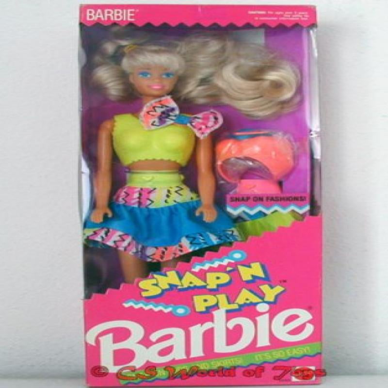 snap and play barbie