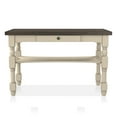 thumbnail image 2 of Furniture of America Weighton Wood 1-Drawer Counter Height Table in Ivory, 2 of 9