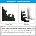 thumbnail image 2 of 1 piece AFO Drop Foot Brace for Kids Toddler Ankle Foot Orthotics Night Splint, Baby Functional Orthotics & Foot Stabilizer, Improves Standing or Walking ( 20CM ), 2 of 6