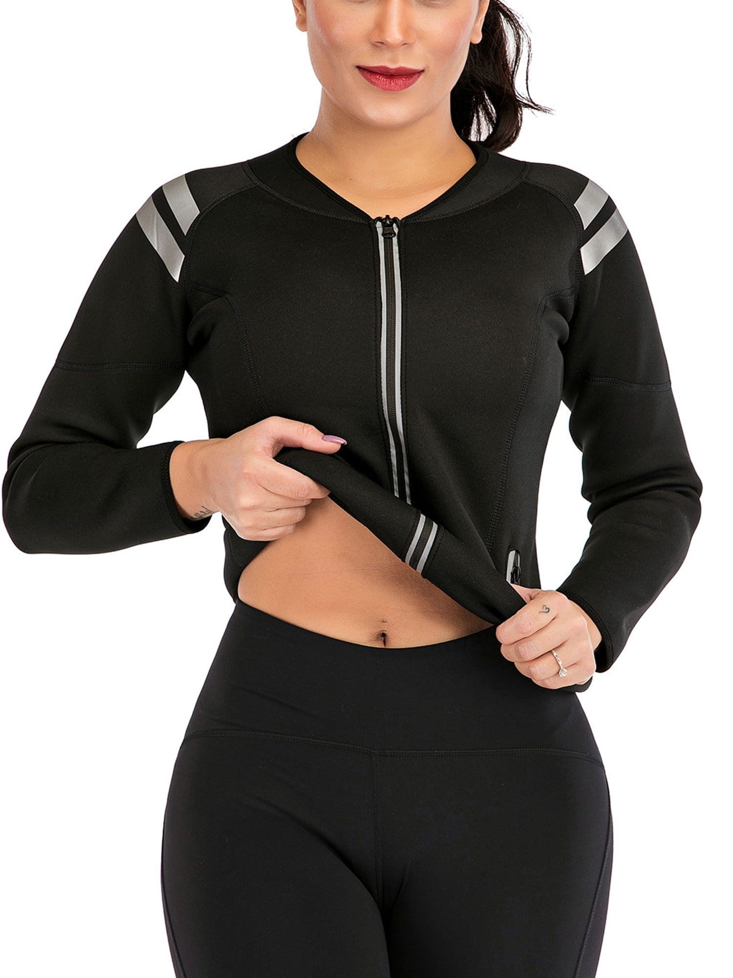 sauna vest with sleeves