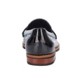 thumbnail image 5 of Ros Hommerson Winnie Ii Women's Penny-loafer Slip-on Shoe In Black Croc Pat, 5 of 6