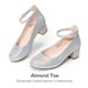thumbnail image 4 of Zapatos de Vestir para Niña DREAM PAIRS KKUMPU2502 Plateados Talla 5, 4 of 8