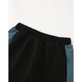 thumbnail image 6 of 14Y Big Boys Clothes 15Y Boys 2PCS Summer Outfits Set Crew Neck Big Boys Short Sleeve Color-blocked Top Shorts Set Blue, 6 of 7