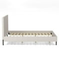 thumbnail image 3 of Furniture of America Warscher California King Tufted Platform Bed in Ivory, 3 of 12