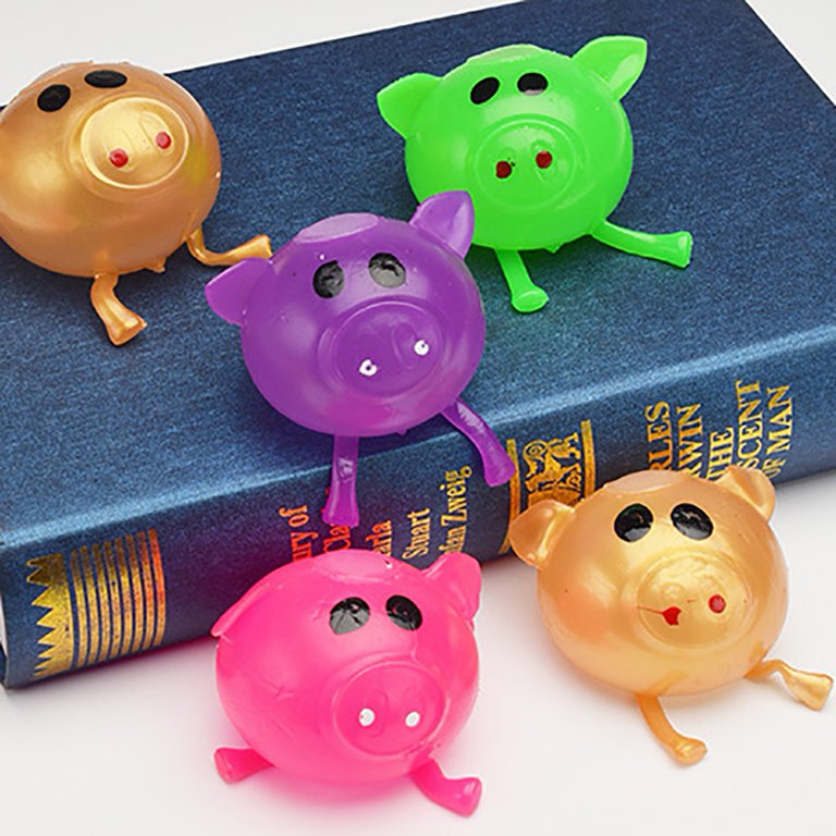 3pcs Steamed Piglet Fidget Toys, Sensory Toys Anxiety Relief Items Piglet  With Bamboo Steamer, Mini Stress Balls Stress Relief Gifts For Dumpling