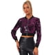 thumbnail image 1 of Disfraz de navidad Chaqueta Bomber Allegra K Fucsia M, 1 of 6