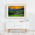 thumbnail image 6 of Rolling Hills - North Carolina Photography Landscape Sunset Nature Rural Scenic Autumn Farmhouse Unframed Wall Art Print 40 x 60 inches, 6 of 7