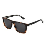 Panama Jack Premium Polarized Shiny Tort Square Sunglasses, 100% UVA-UVB Lens Protection, Scratch & Impact Resistant