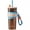 Cocoa Smoothie, variant on Sidagar 24 fl oz Tritan Plastic Water Bottle, Leak-Proof Straw Lid, Silicone Sleeve, Sea Salt Crystal