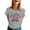 48-Grey, variant on ibiyuan Usa 250th Anniversary Shirt T Shirts for Women Crew Neck 250 Anniversary Usa Holiday Short Sleeve Independence Day Funny Shirts Womens Holiday Tops