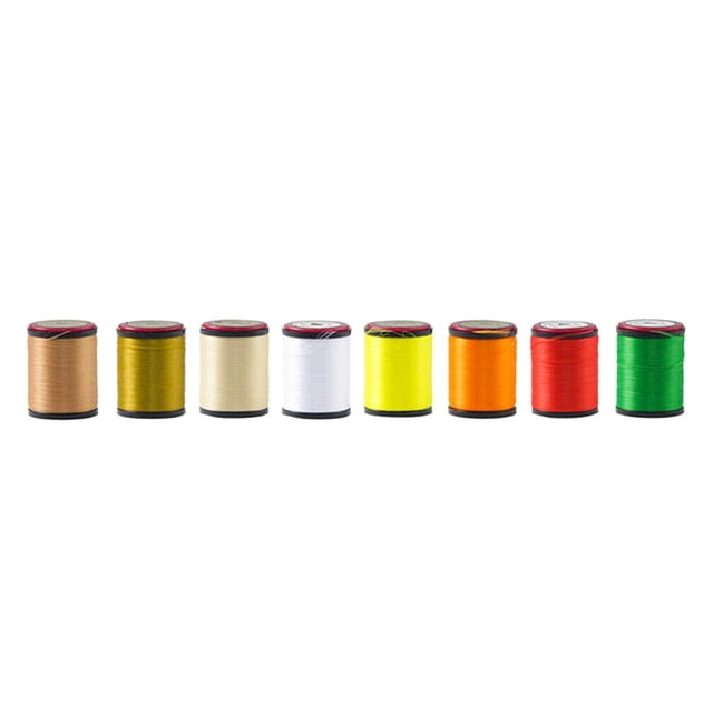 Soidarity 8Spools Fly Tying Thread Kit for Lure Making DIY 120 Bait Deniers Tool Pescar Color brillante